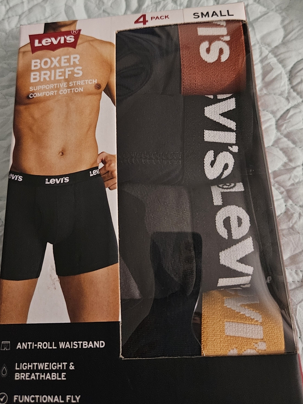 Levi's Men's Boxer Briefs 4-Pack